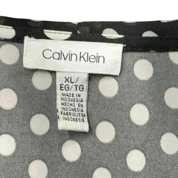 Calvin Klein Sleeveless Blouse Size XL - Picture 3 of 4